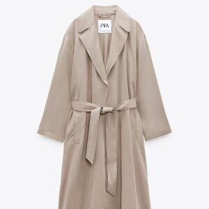 ZARA  - FLOWY TRENCH COAT - SIZE L